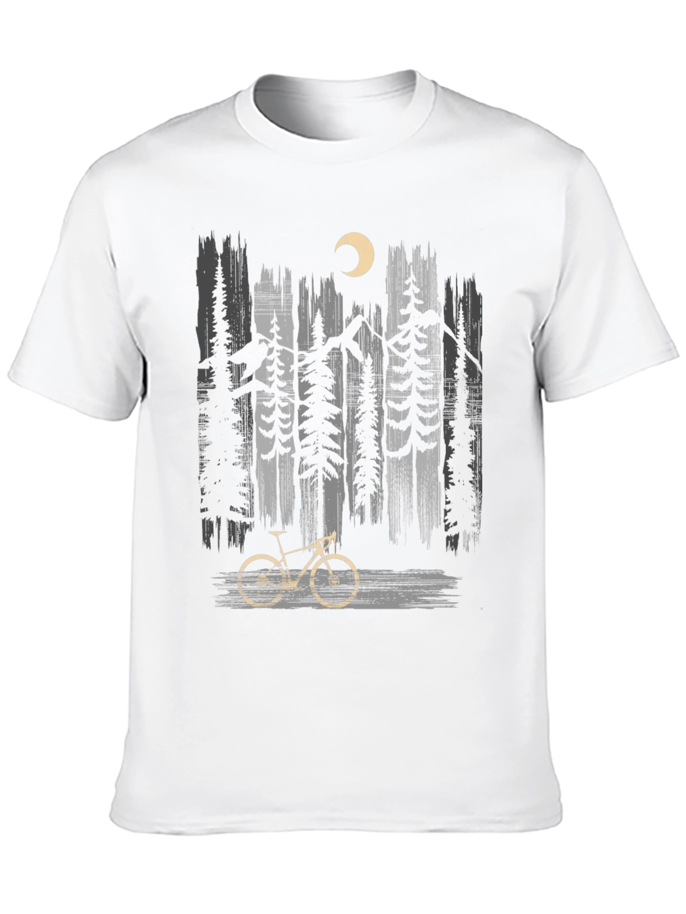 Mountain Bike & Forest Graphic Tee
