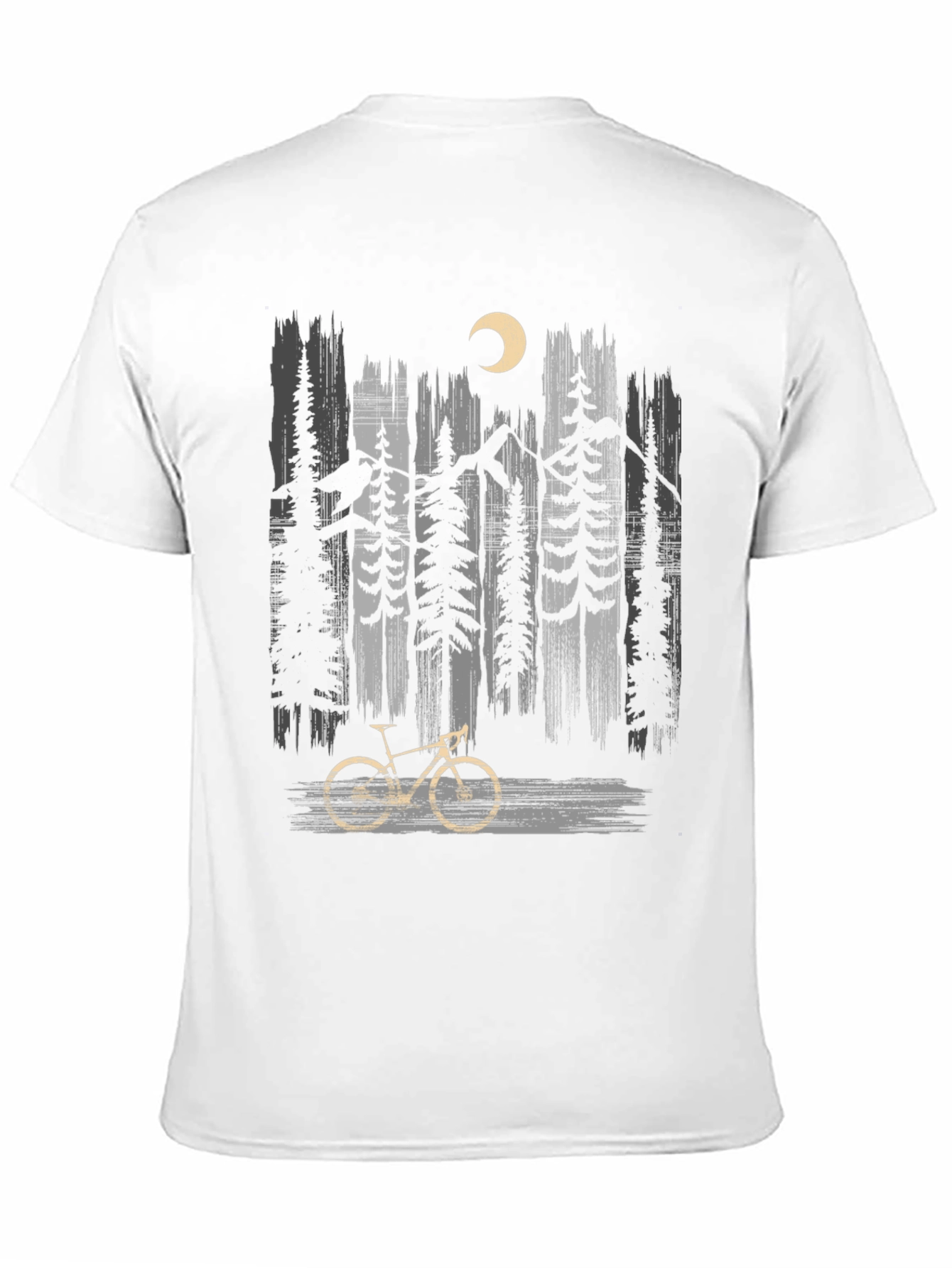 Mountain Bike & Forest Graphic Tee