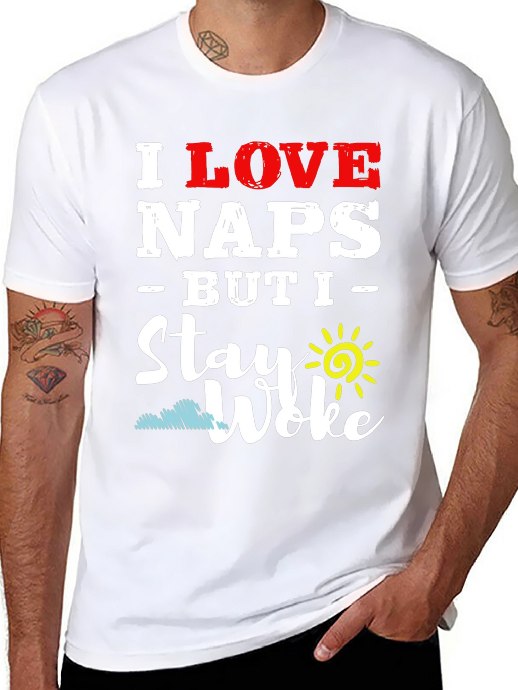 I Love Naps But I Stay Woke T-Shirt