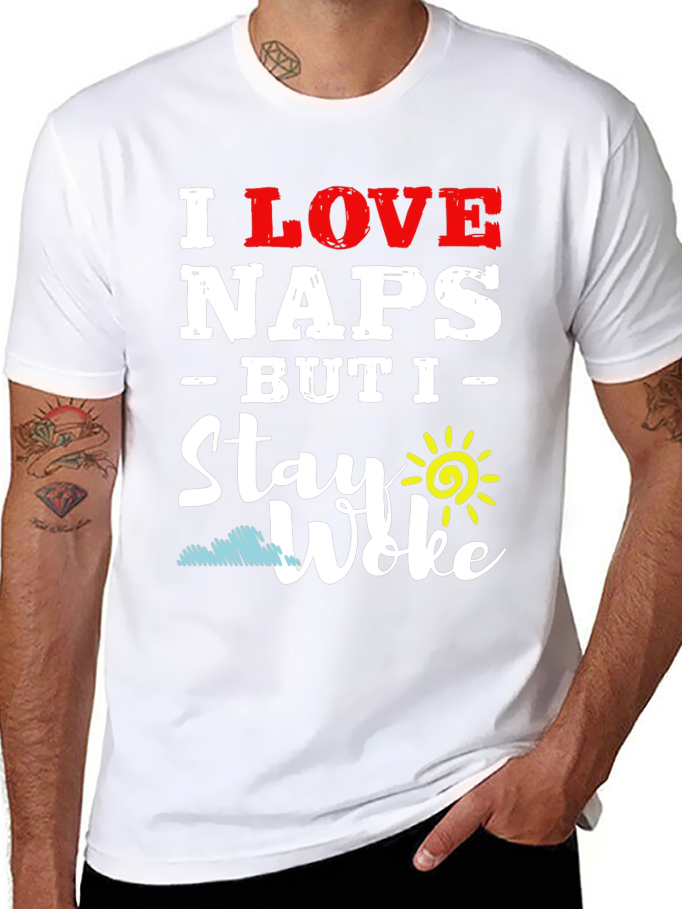 I Love Naps But I Stay Woke T-Shirt
