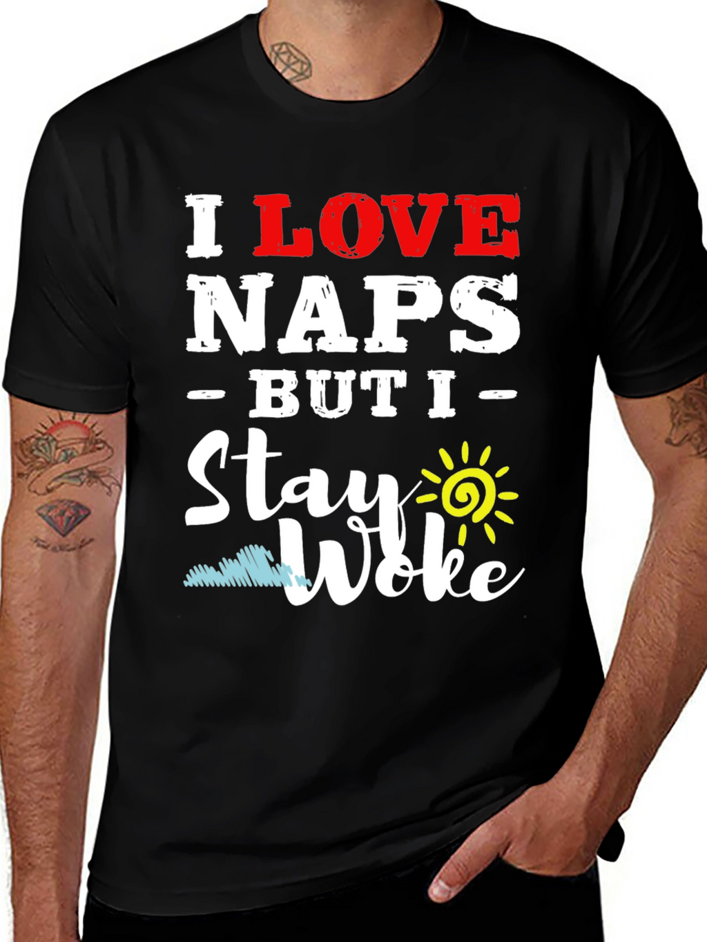 I Love Naps But I Stay Woke T-Shirt