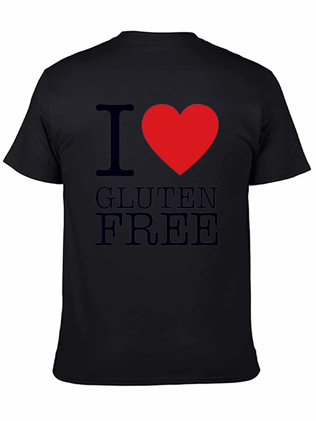 I Heart Gluten Free T-Shirt - Mens Black Tee
