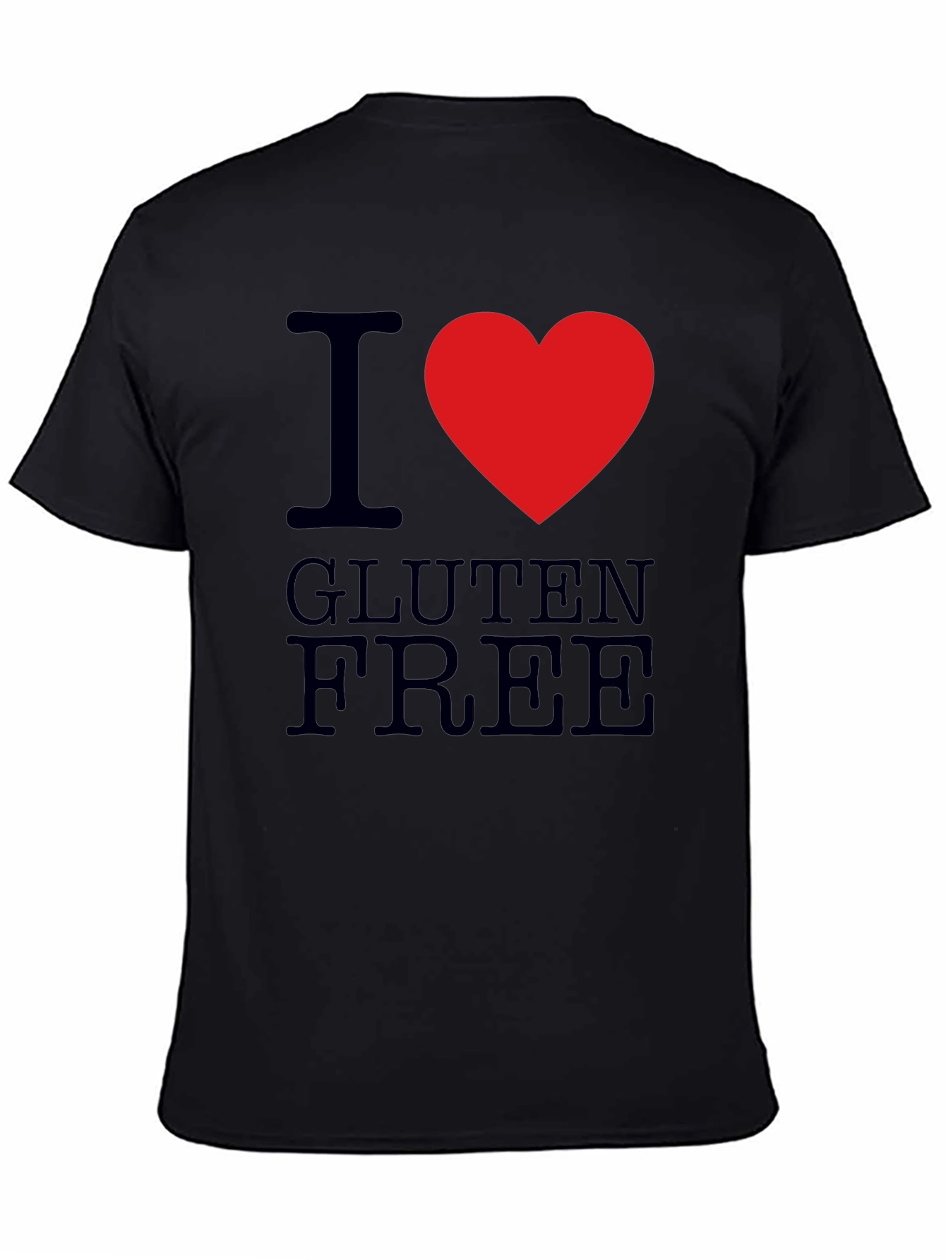 I Heart Gluten Free T-Shirt - Mens Black Tee