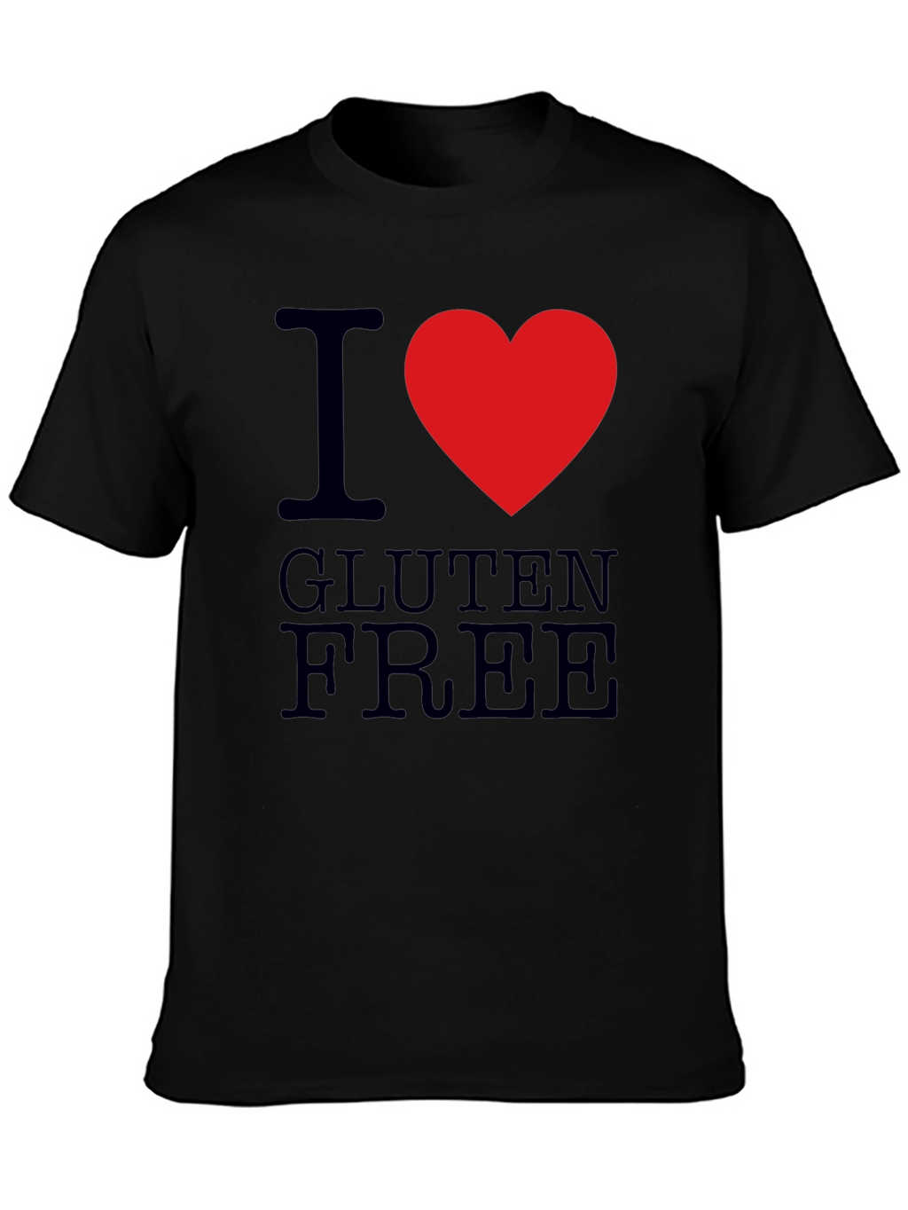 I Heart Gluten Free T-Shirt - Mens Black Tee