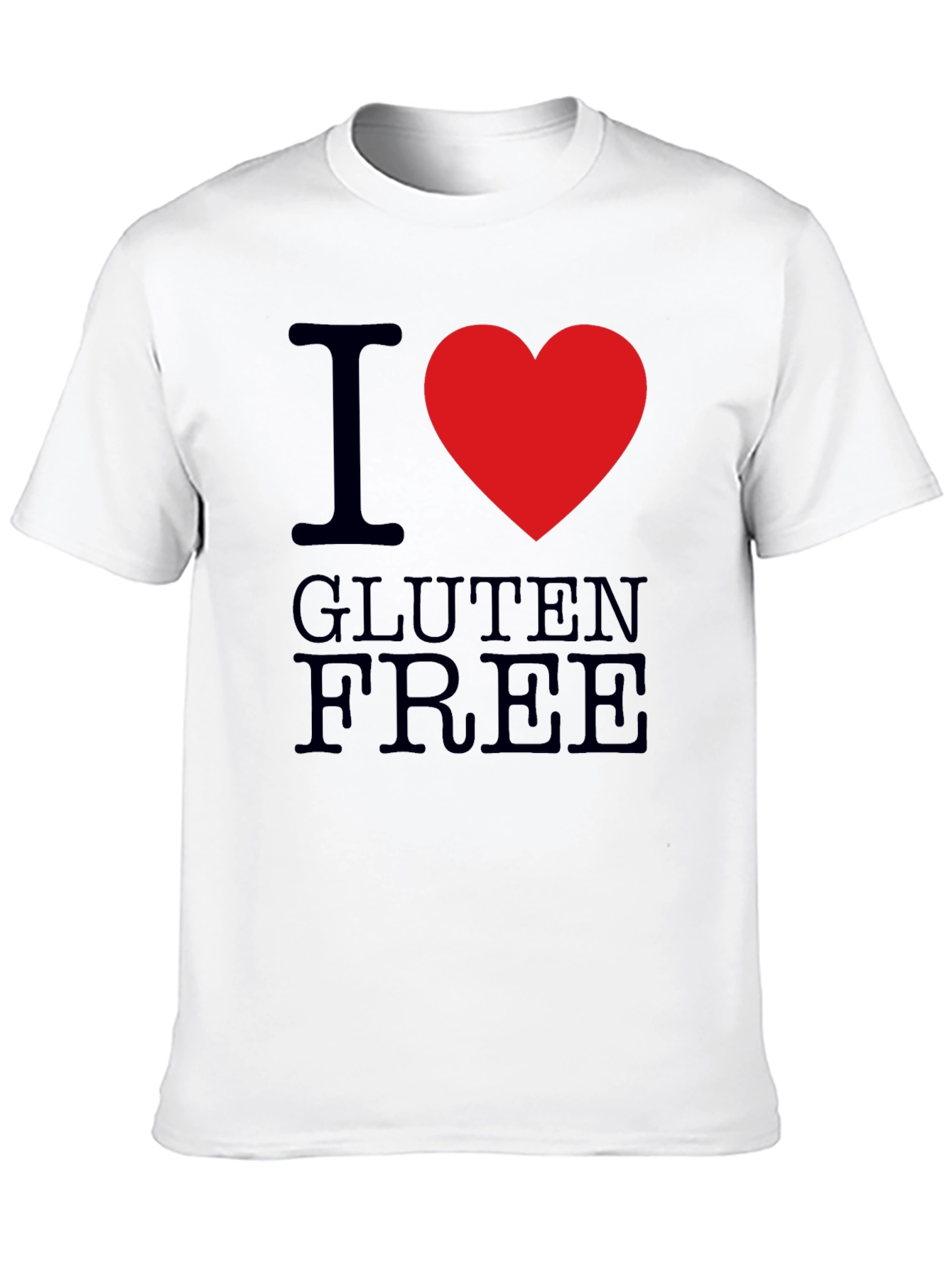 I Heart Gluten Free T-Shirt - Mens Black Tee