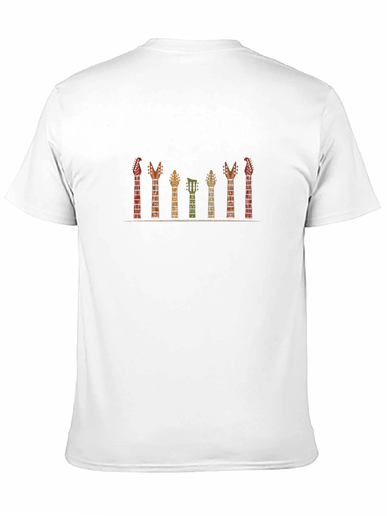 Guitar Headstocks Graphic Tee - Black