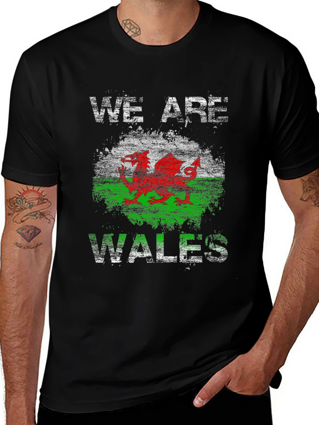 We Are Wales T-Shirt - Welsh Dragon Flag Tee