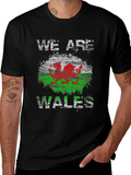We Are Wales T-Shirt - Welsh Dragon Flag Tee