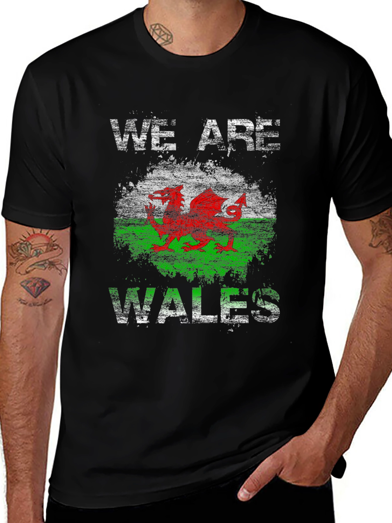 We Are Wales T-Shirt - Welsh Dragon Flag Tee
