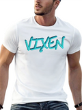 Vixen Black T-Shirt - Stylish Graphic Tee