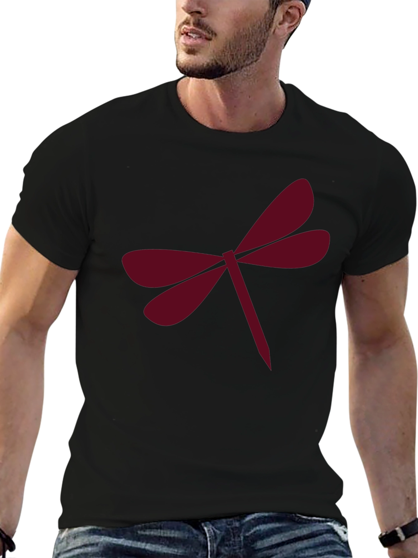 Dragonfly Graphic Tee - Modern Style
