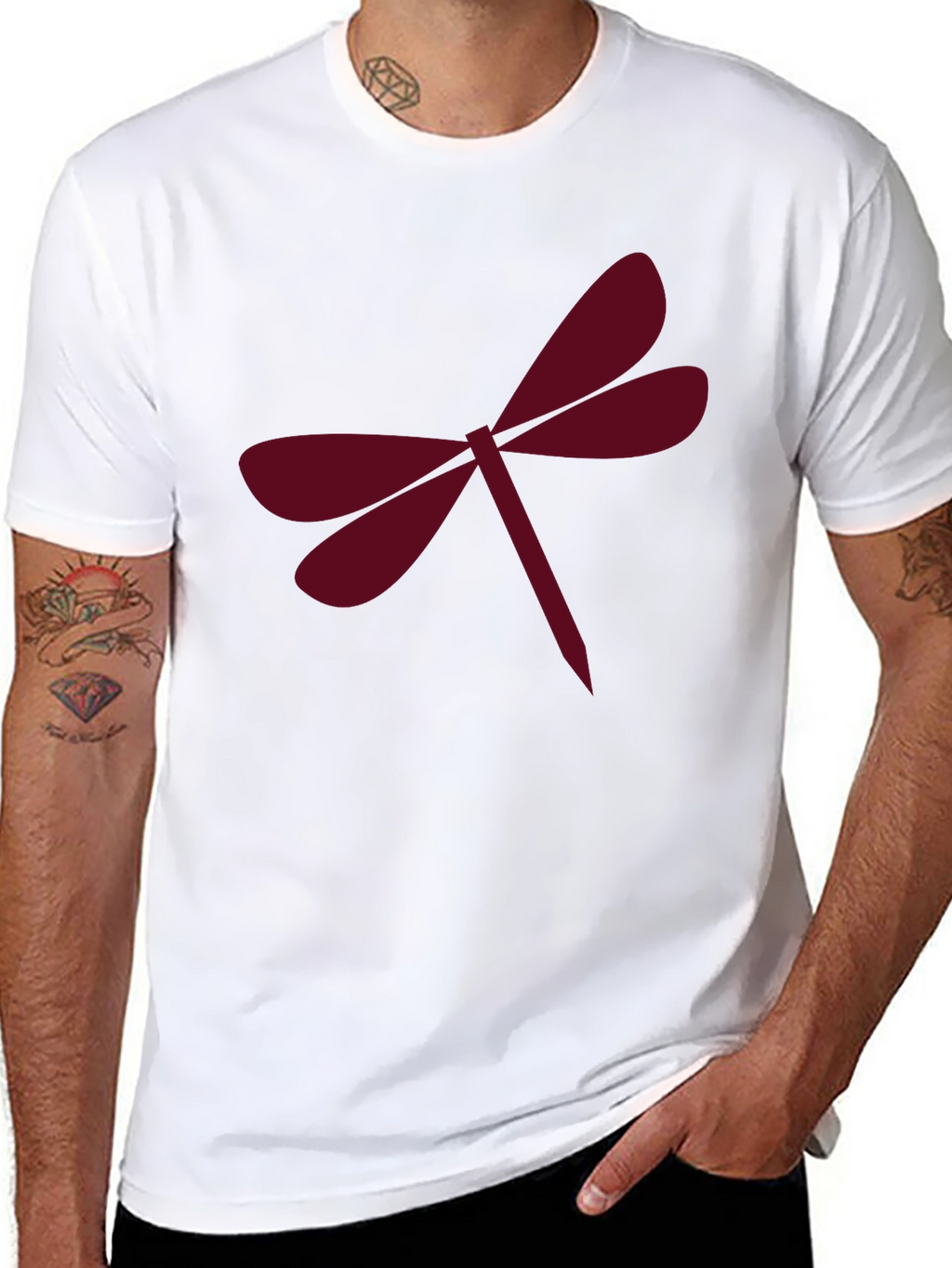 Dragonfly Graphic Tee - Modern Style