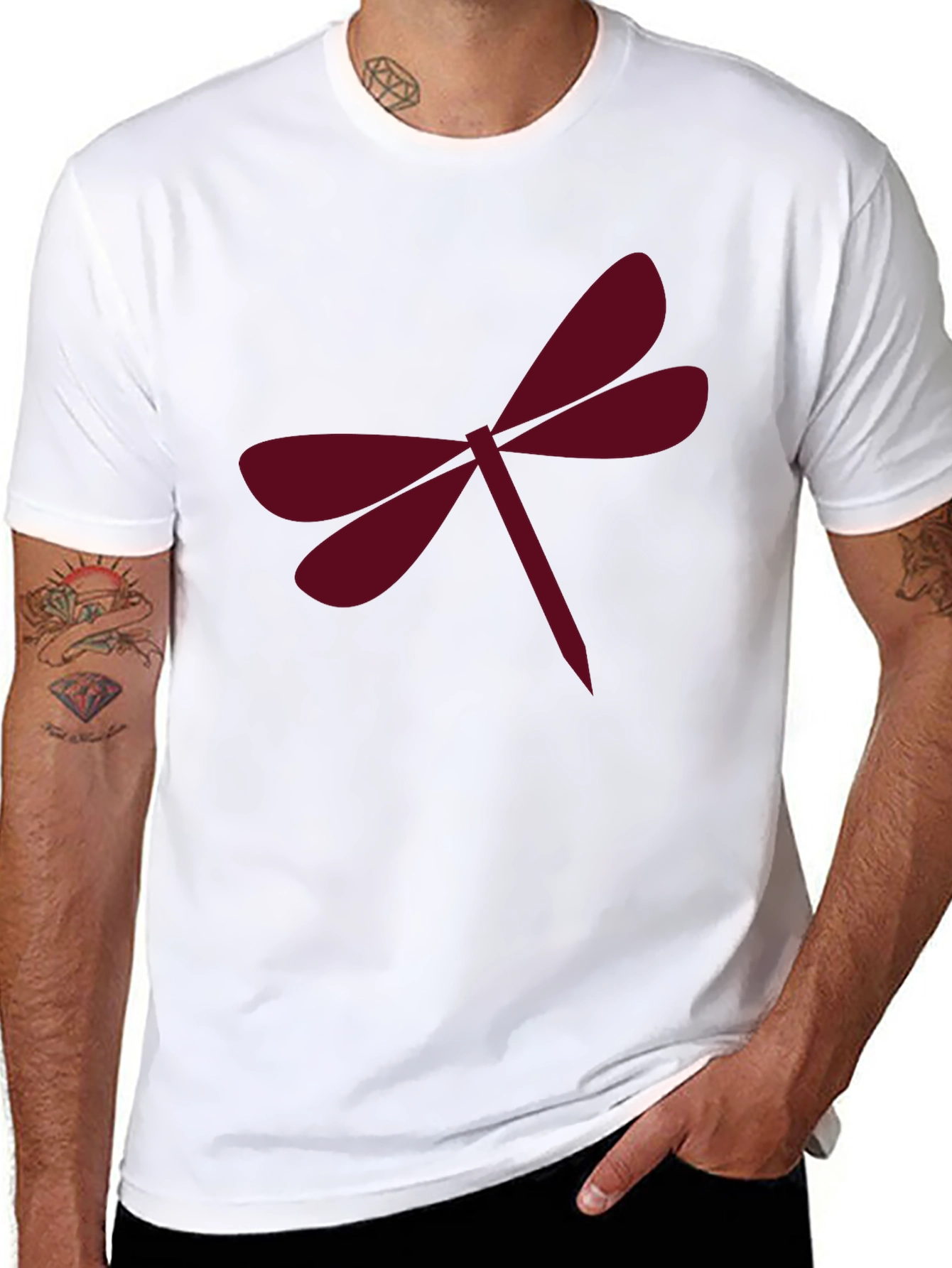 Dragonfly Graphic Tee - Modern Style