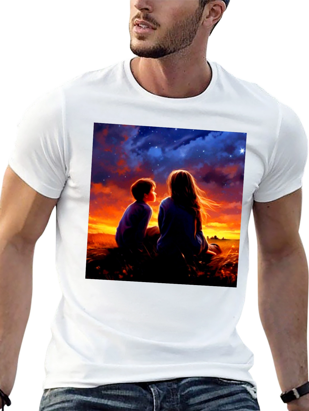 Sunset Stargazing Tee