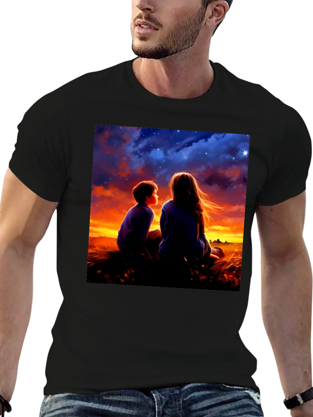 Sunset Stargazing Tee