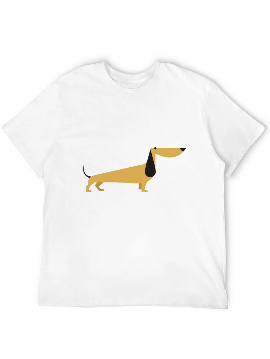 Dachshund Graphic Tee - Unisex Black T-Shirt