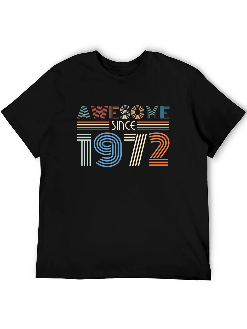 Awesome Since 1972 Graphic T-Shirt