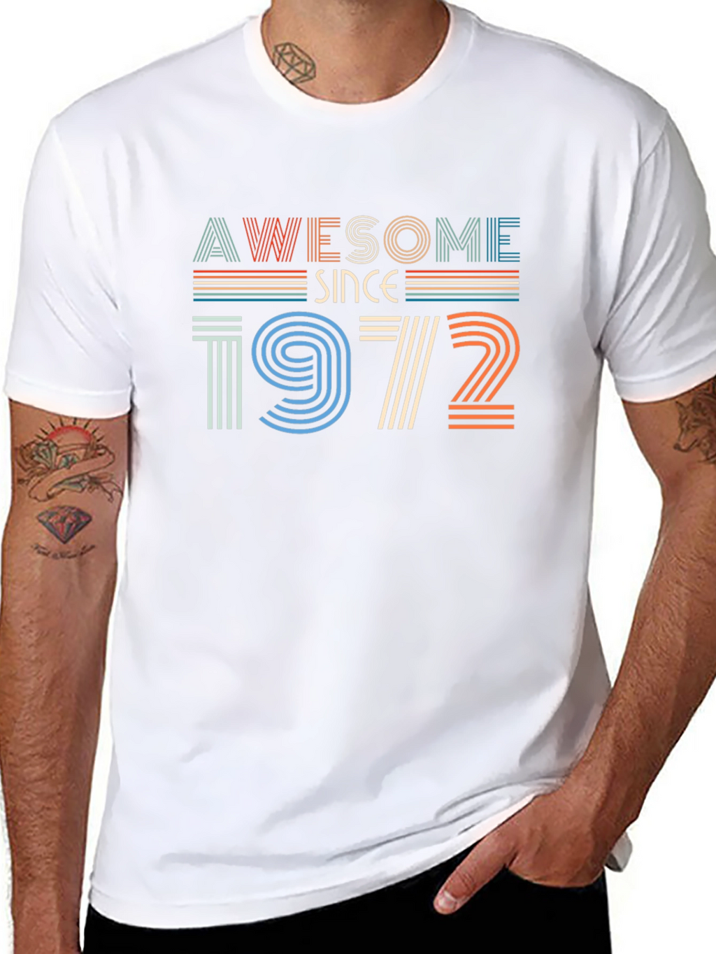 Awesome Since 1972 Graphic T-Shirt