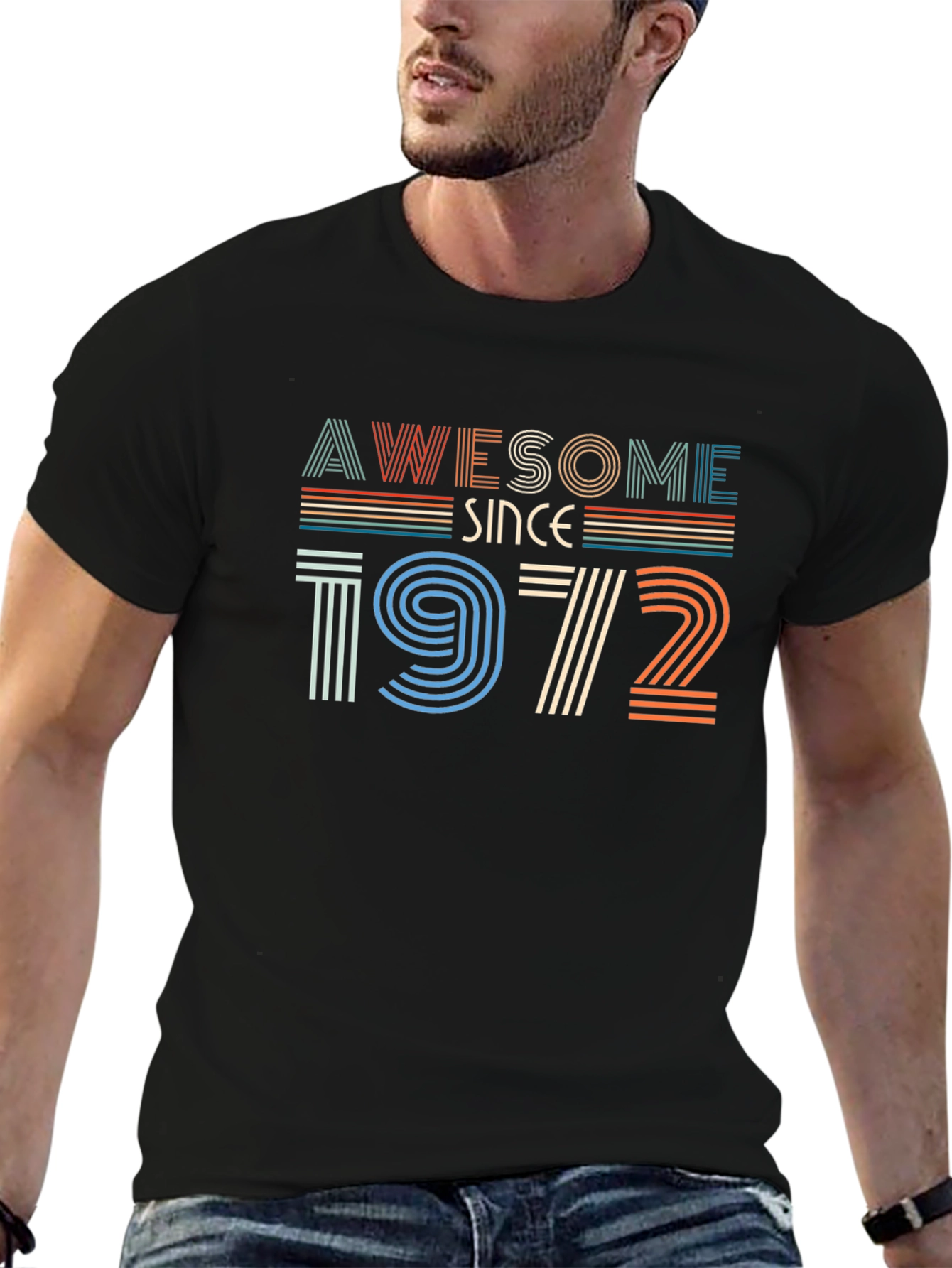 Awesome Since 1972 Graphic T-Shirt