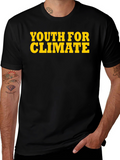 Youth for Climate Black T-Shirt