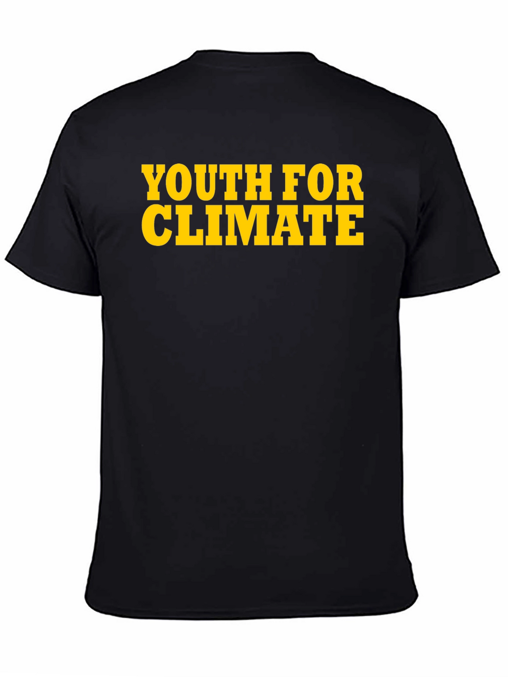 Youth for Climate Black T-Shirt