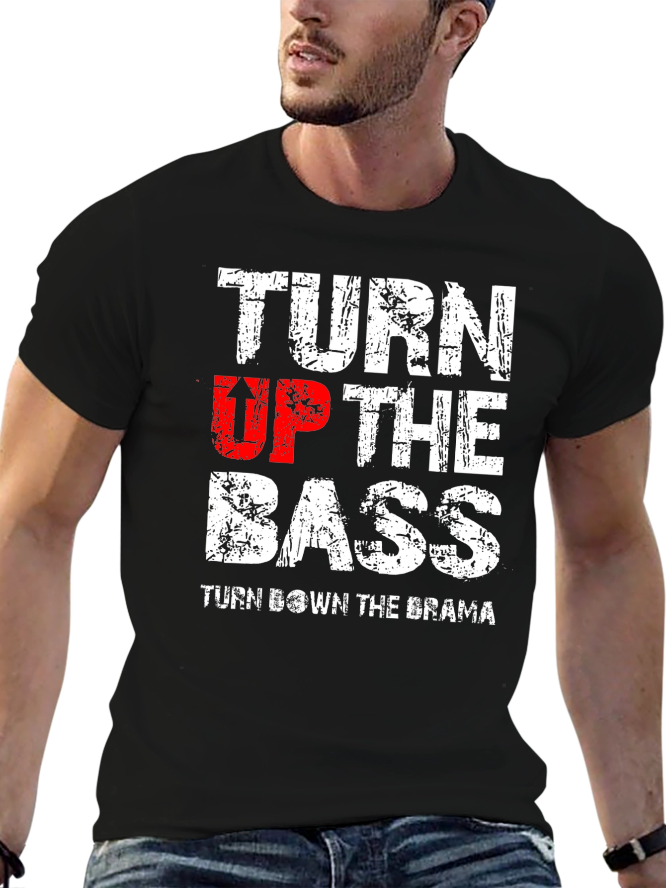 Turn Up The Bass Graphic T-Shirt