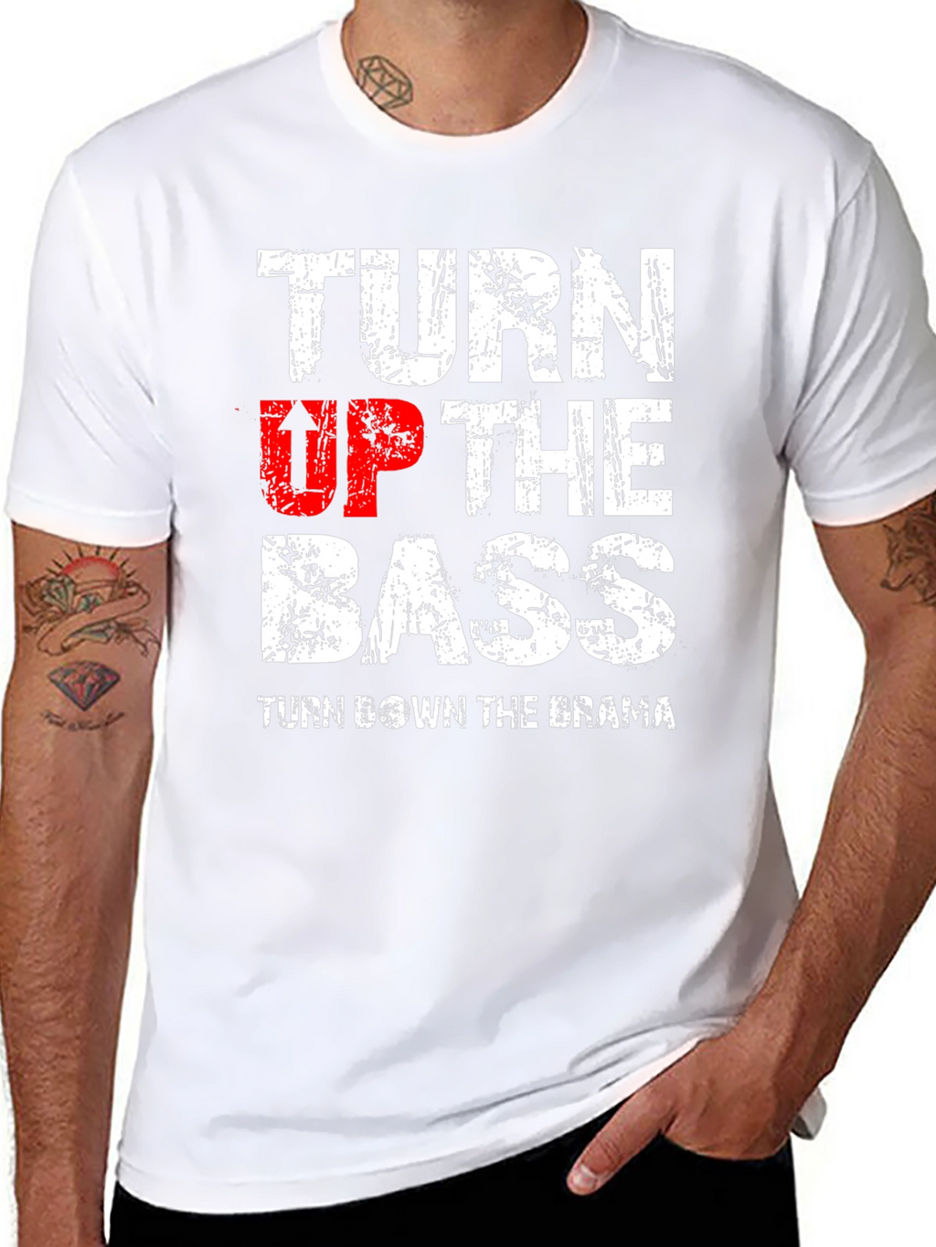 Turn Up The Bass Graphic T-Shirt