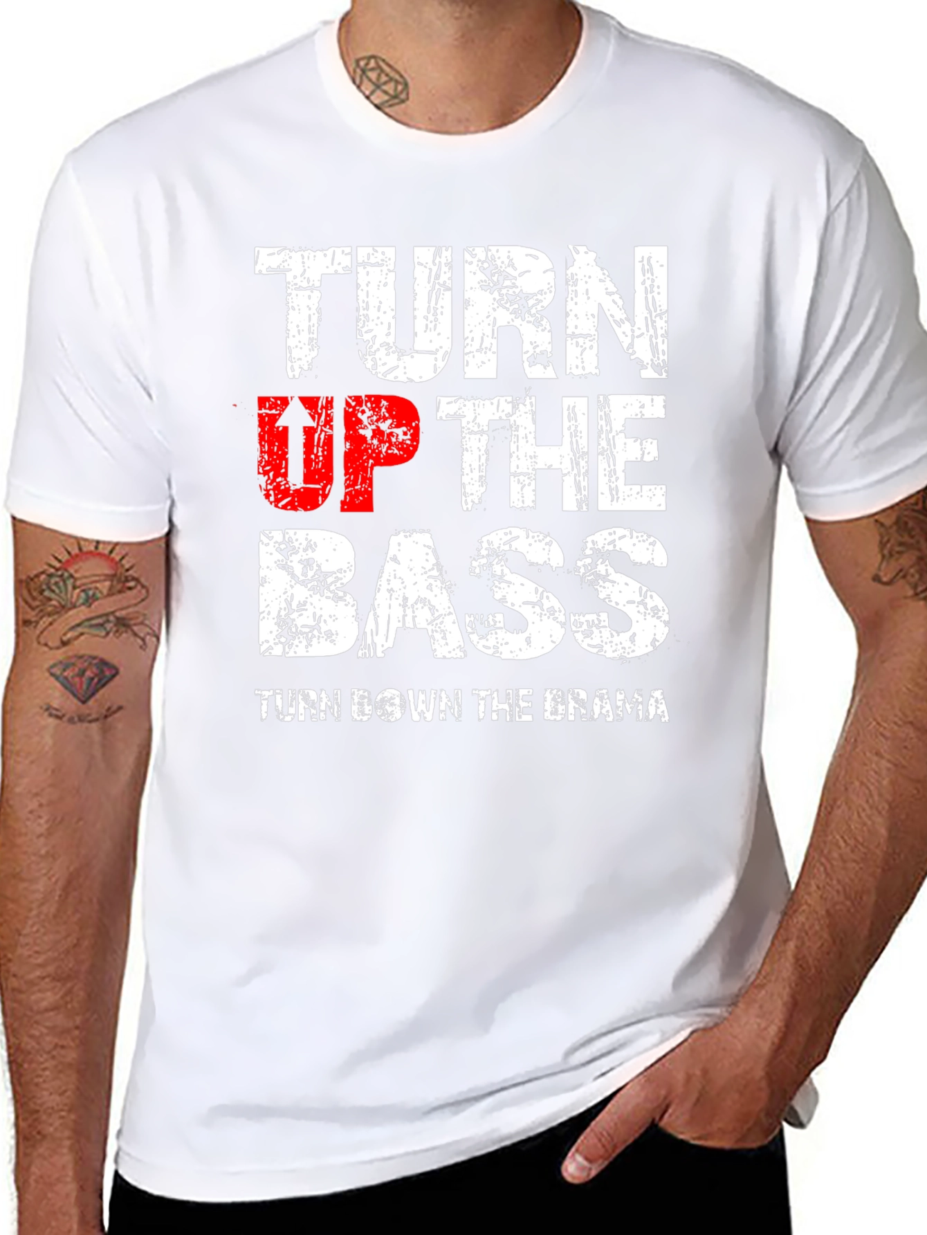Turn Up The Bass Graphic T-Shirt