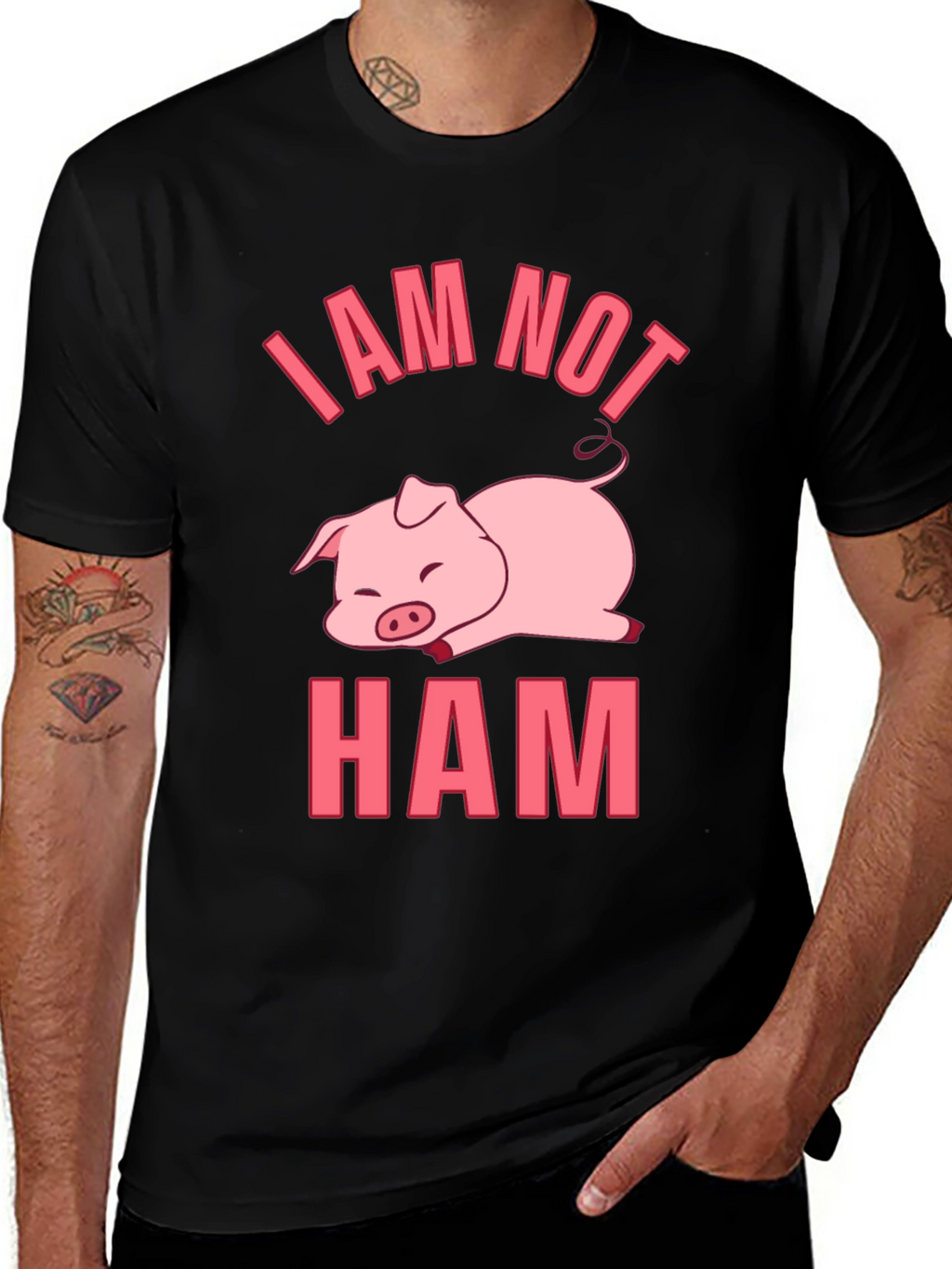 I am Not Ham - Funny Pig T-Shirt
