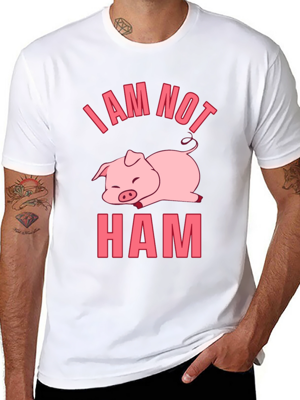 I am Not Ham - Funny Pig T-Shirt