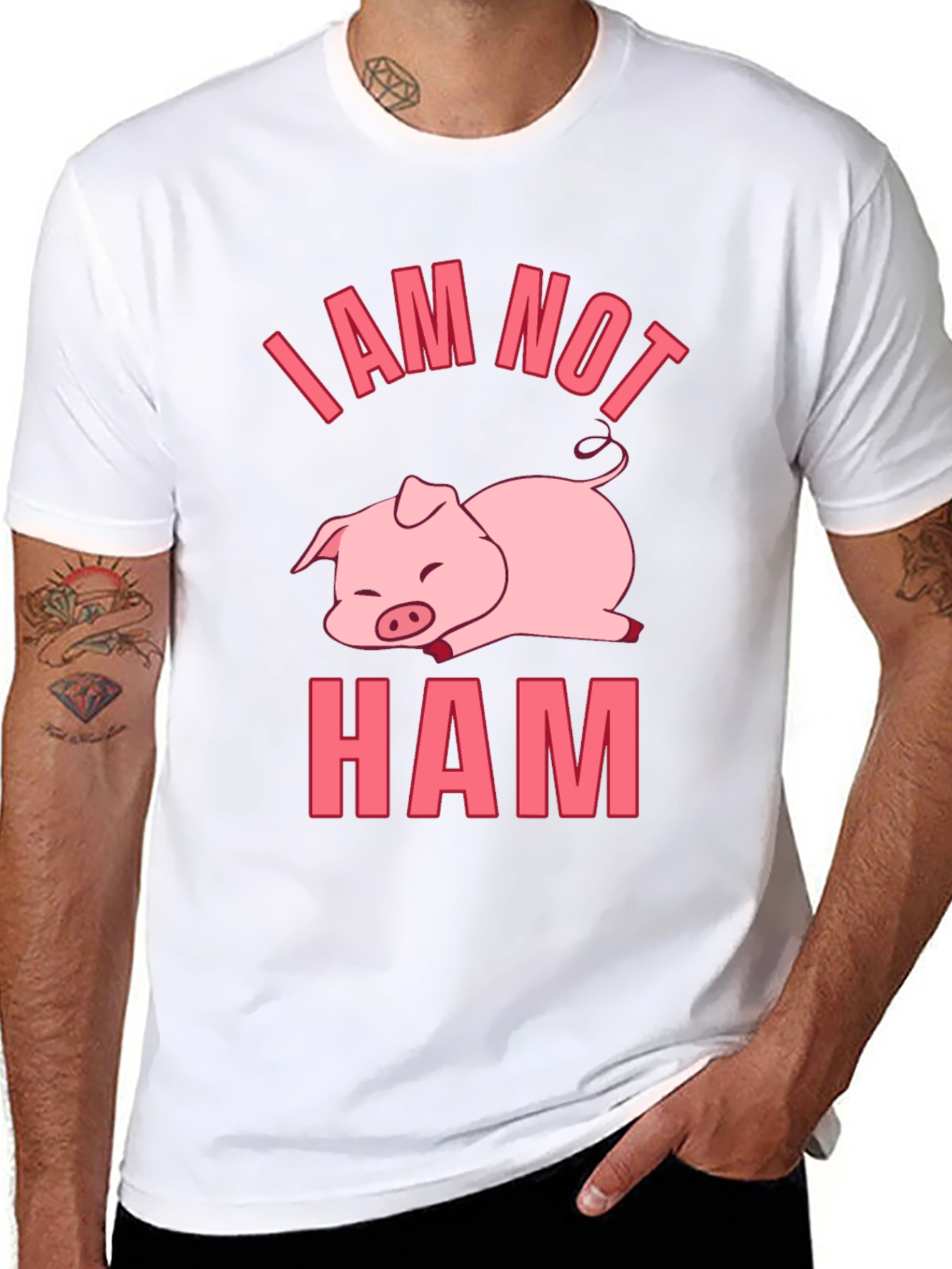 I am Not Ham - Funny Pig T-Shirt