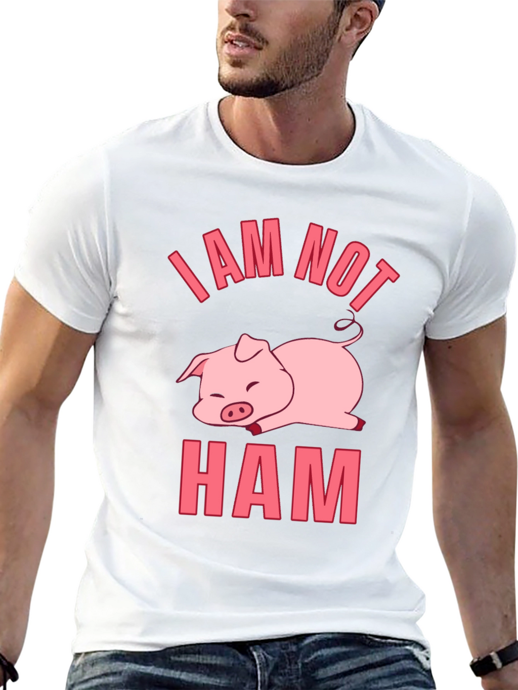 I am Not Ham - Funny Pig T-Shirt