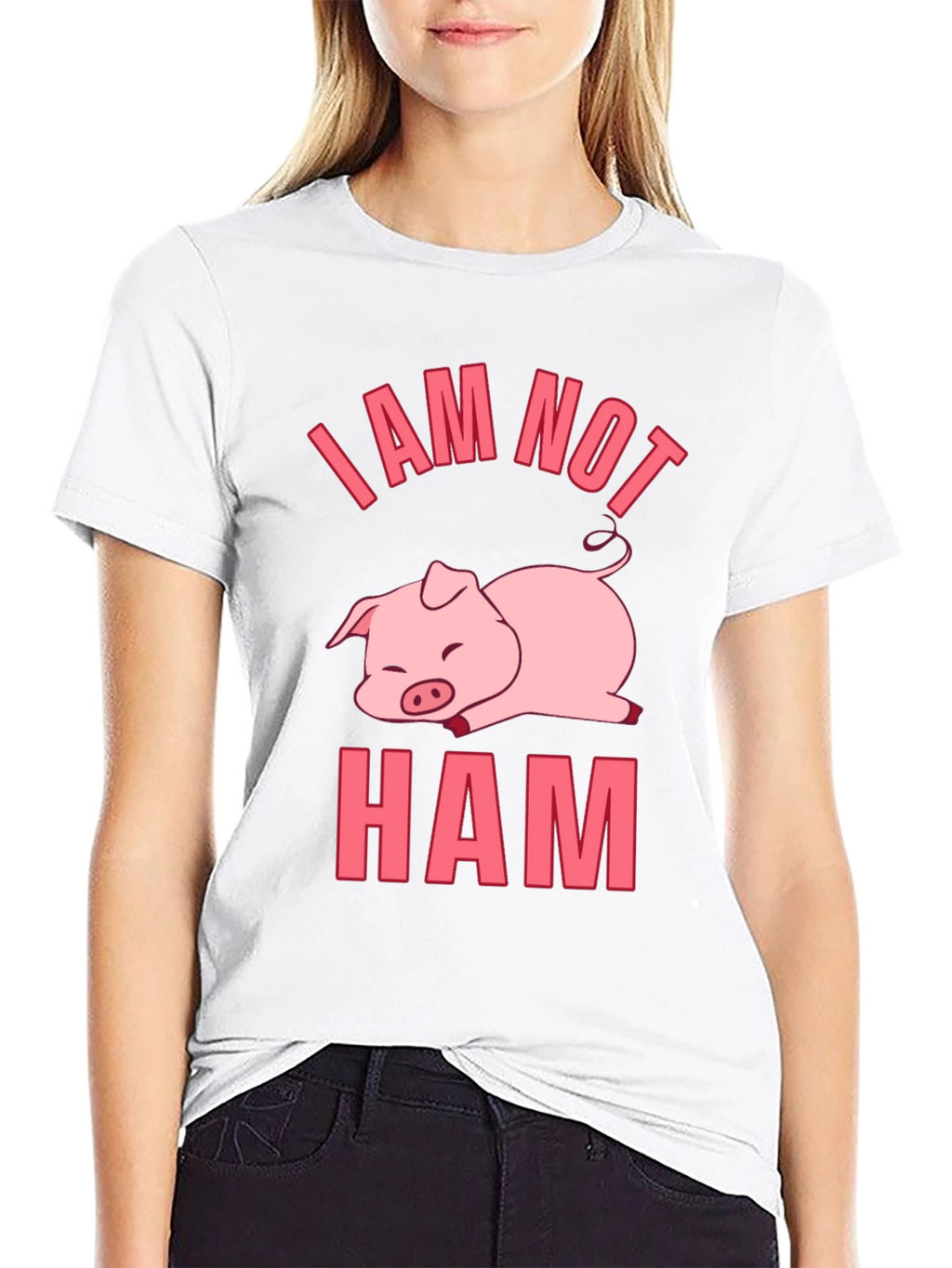 I am Not Ham - Funny Pig T-Shirt