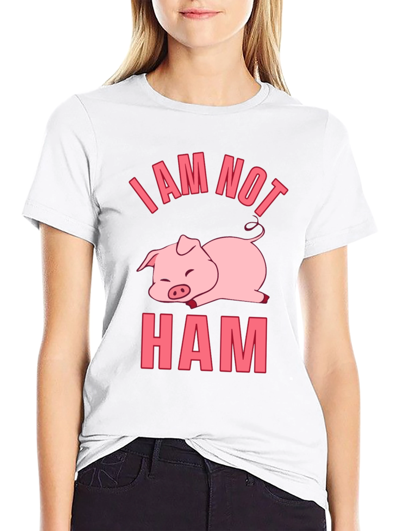 I am Not Ham - Funny Pig T-Shirt