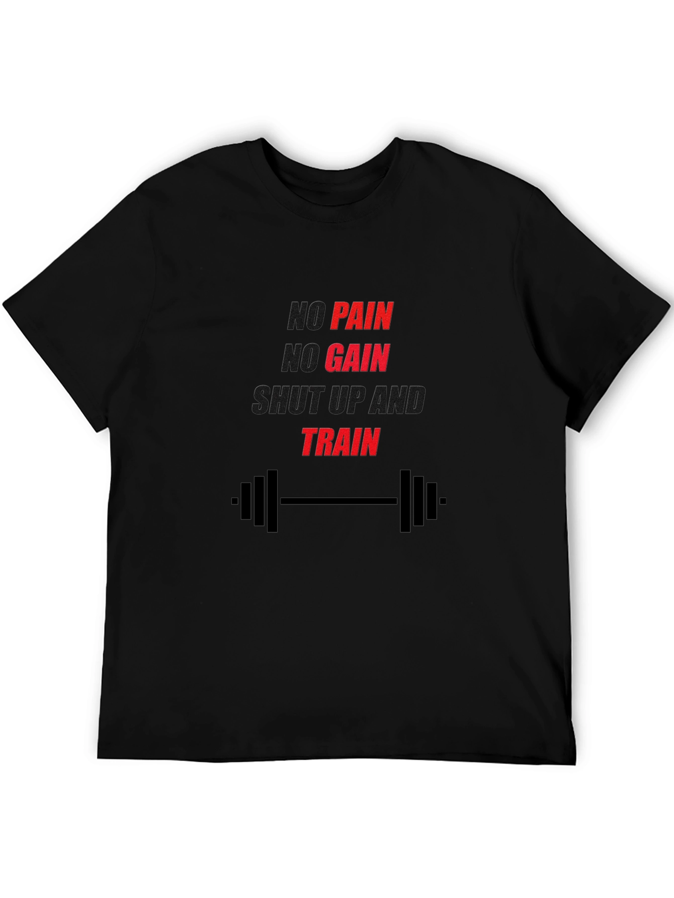 Gym Motivation T-Shirt - No Pain No Gain