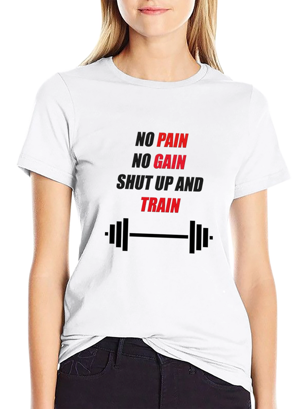 Gym Motivation T-Shirt - No Pain No Gain