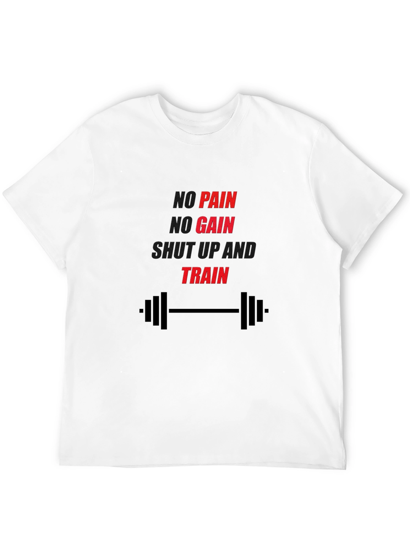 Gym Motivation T-Shirt - No Pain No Gain