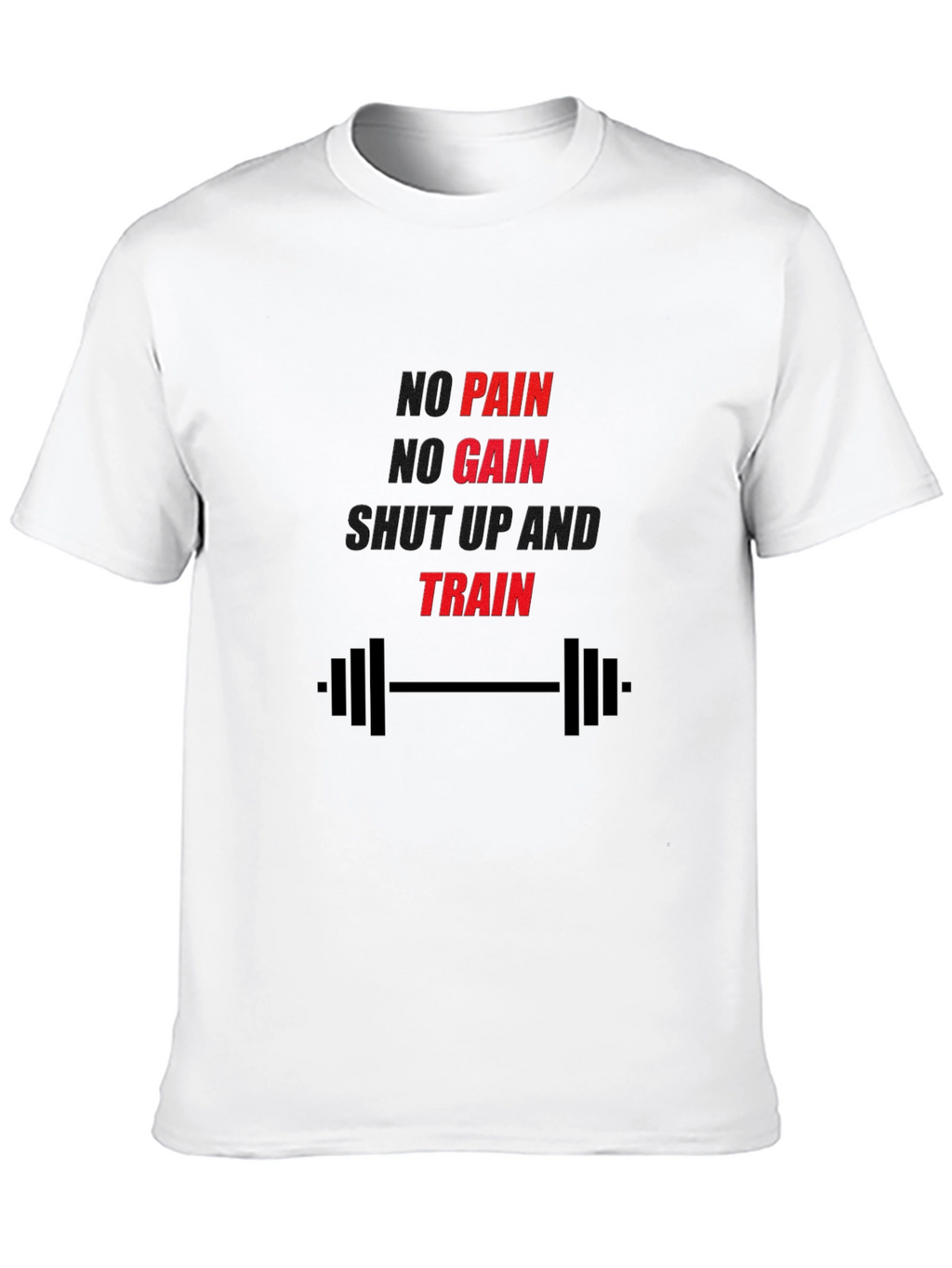 Gym Motivation T-Shirt - No Pain No Gain