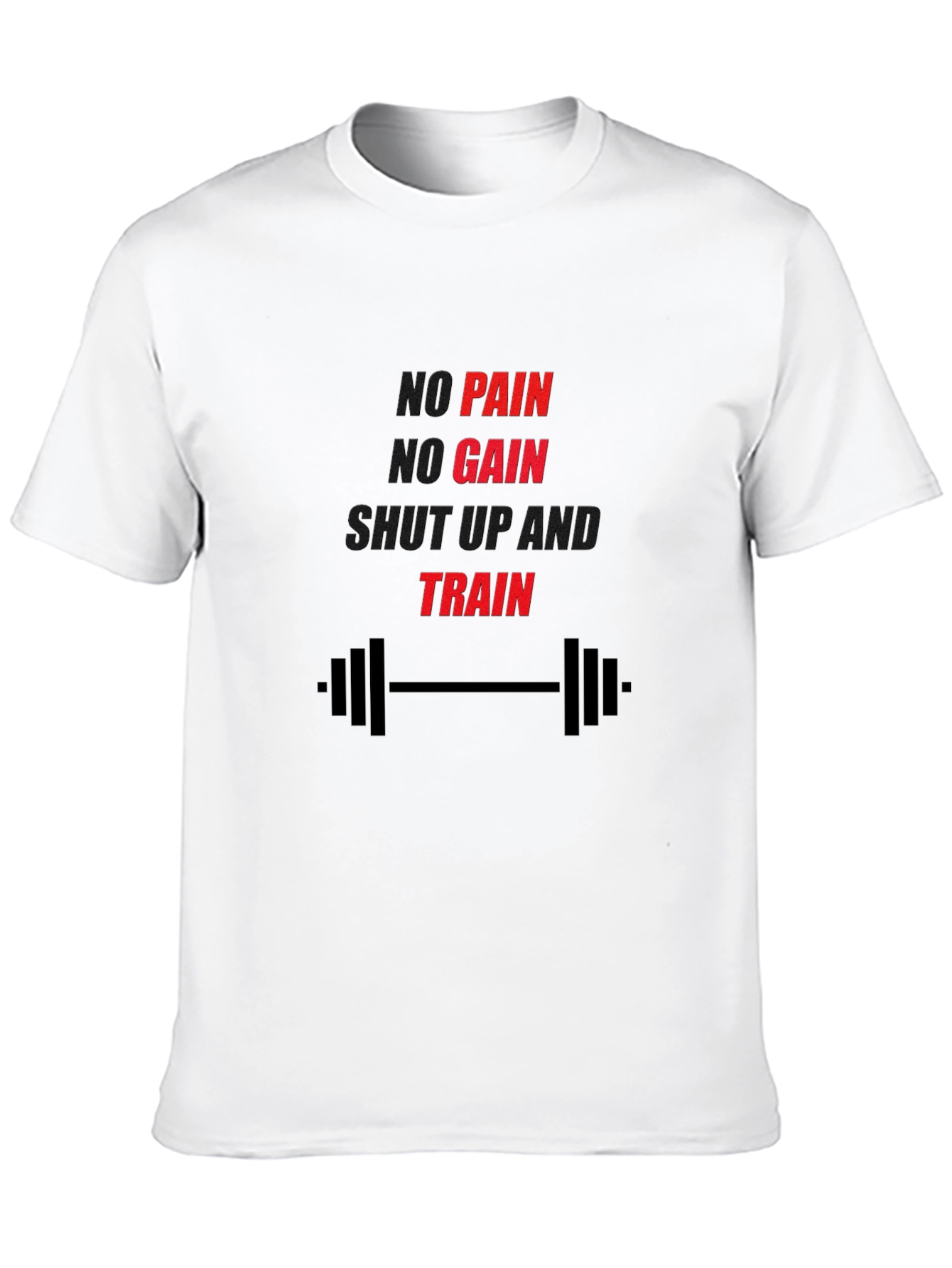 Gym Motivation T-Shirt - No Pain No Gain