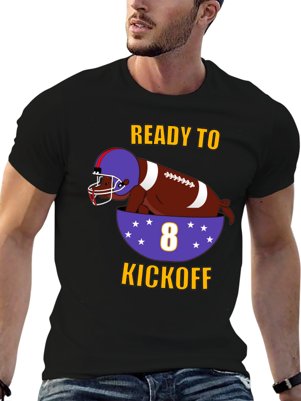 Ready to Kickoff Football T-Shirt