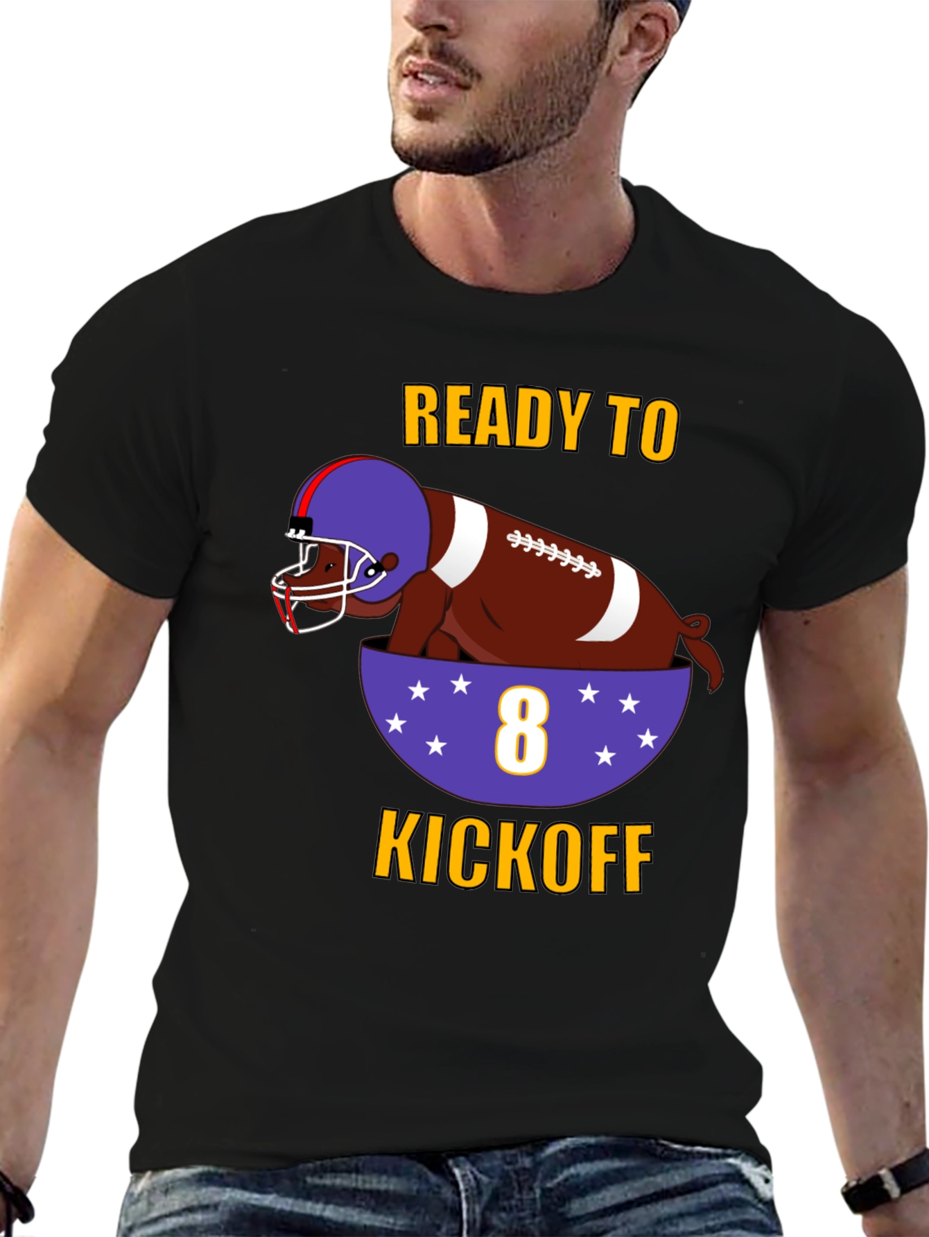 Ready to Kickoff Football T-Shirt