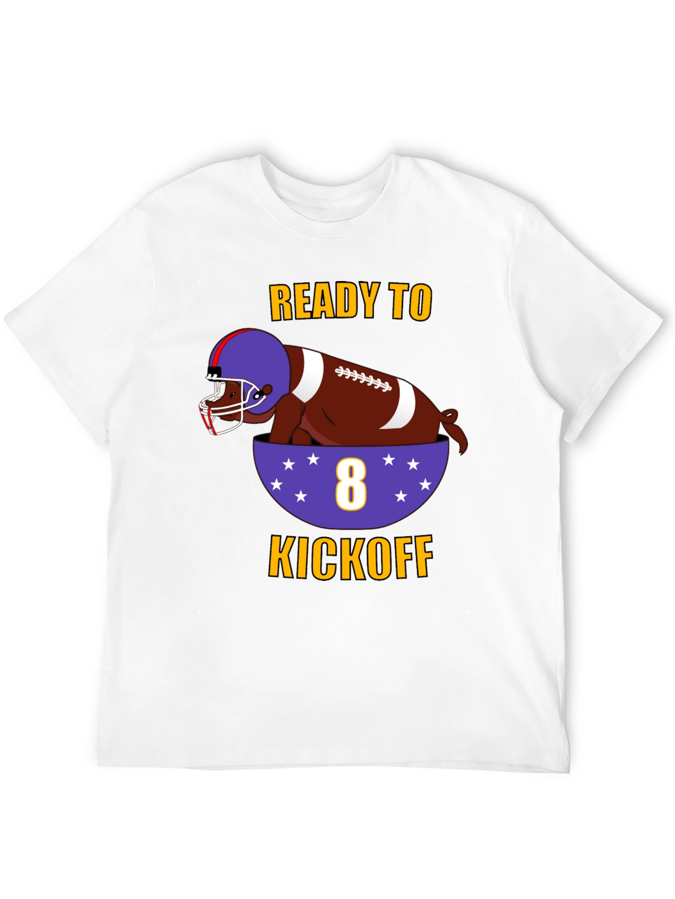 Ready to Kickoff Football T-Shirt