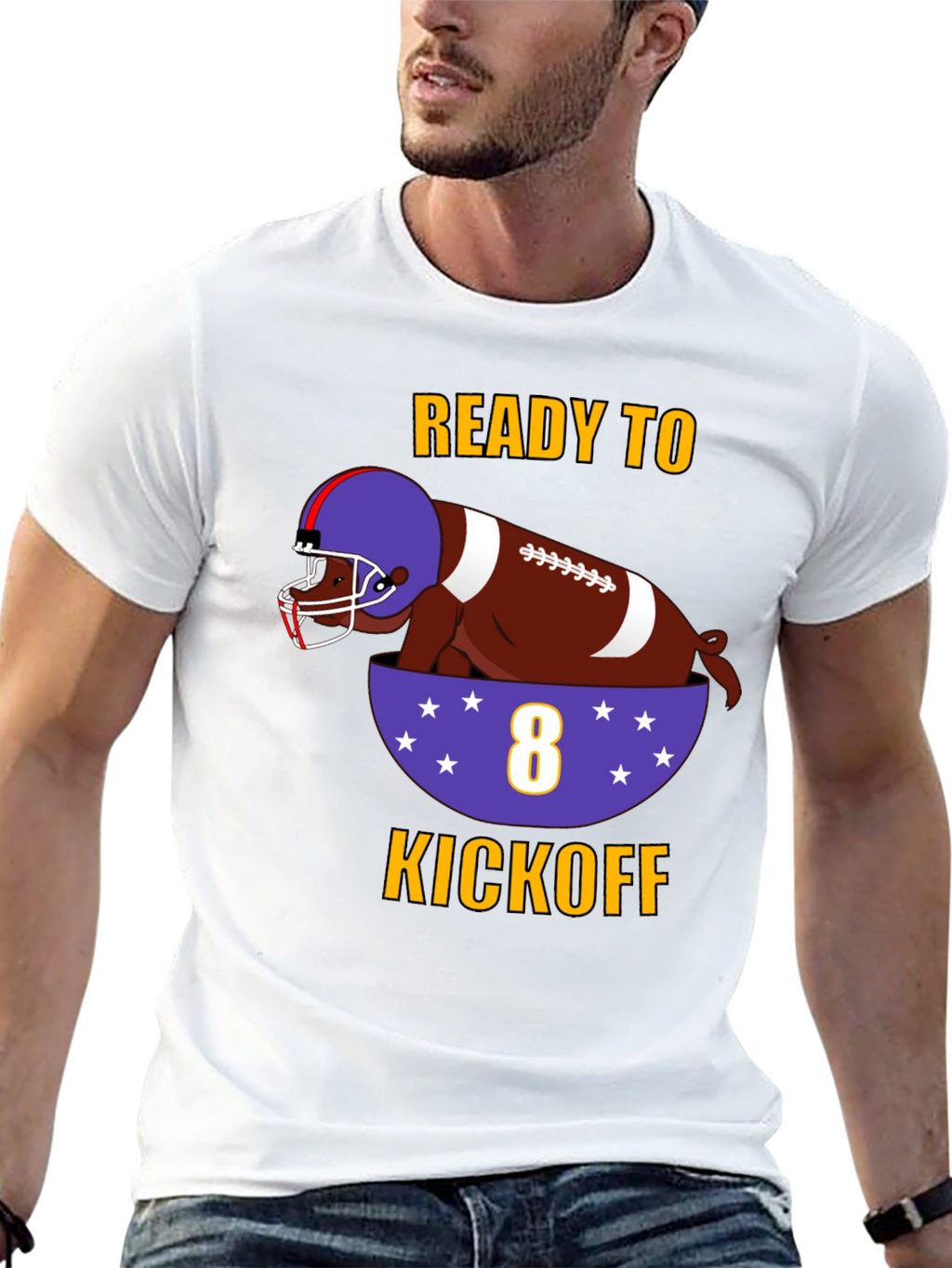 Ready to Kickoff Football T-Shirt