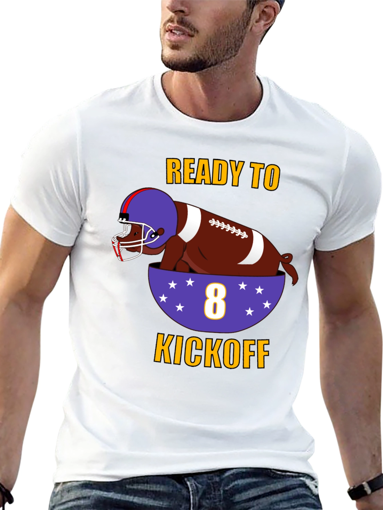 Ready to Kickoff Football T-Shirt