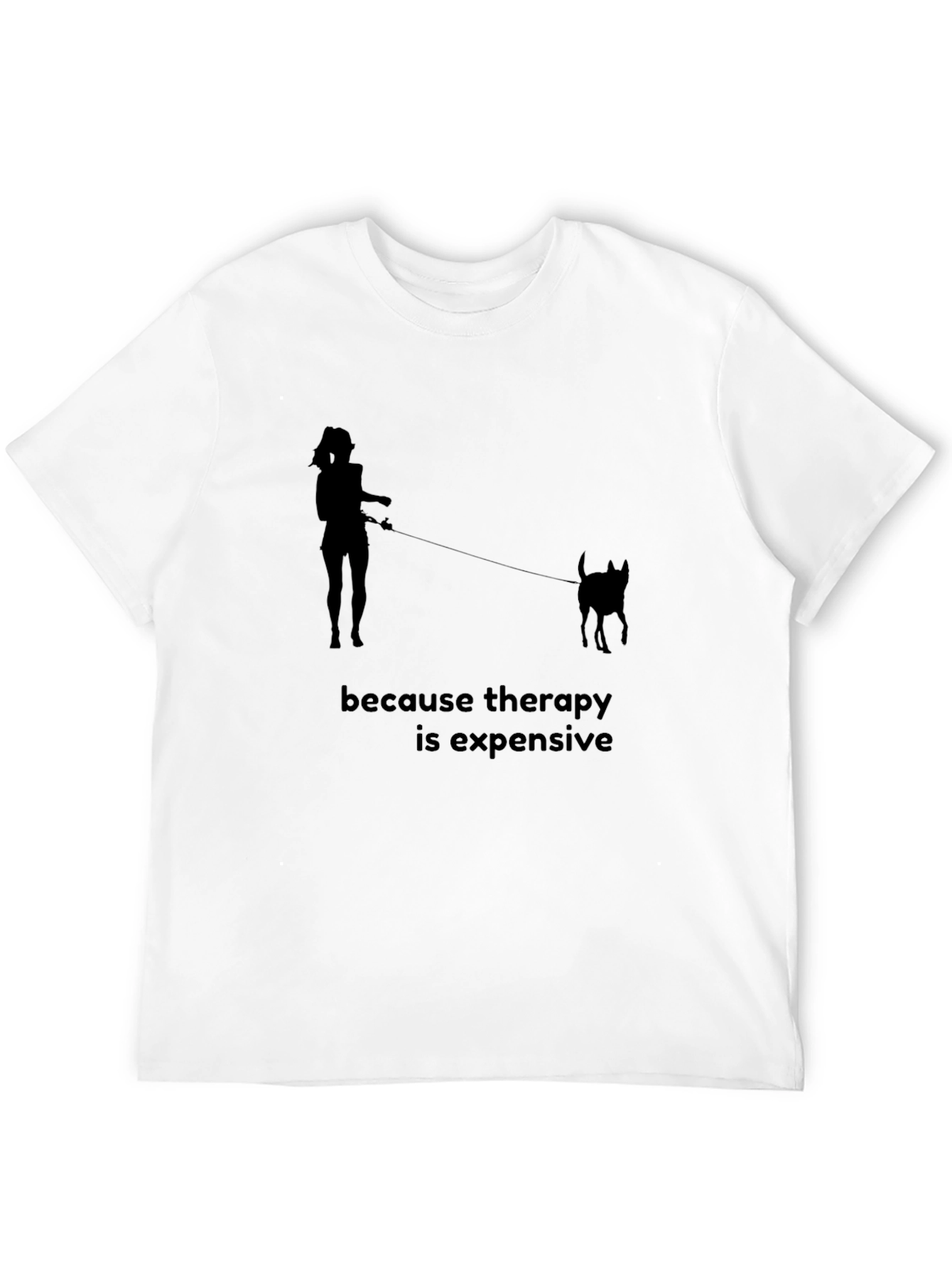 Therapy is Expensive T-Shirt - Dog Lover Tee
