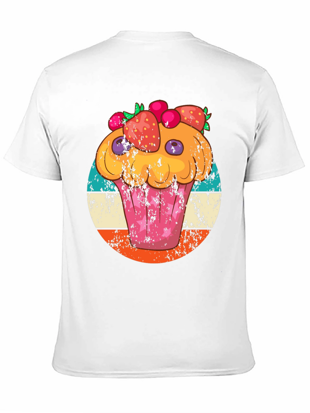 Cupcake Graphic Tee Retro Style