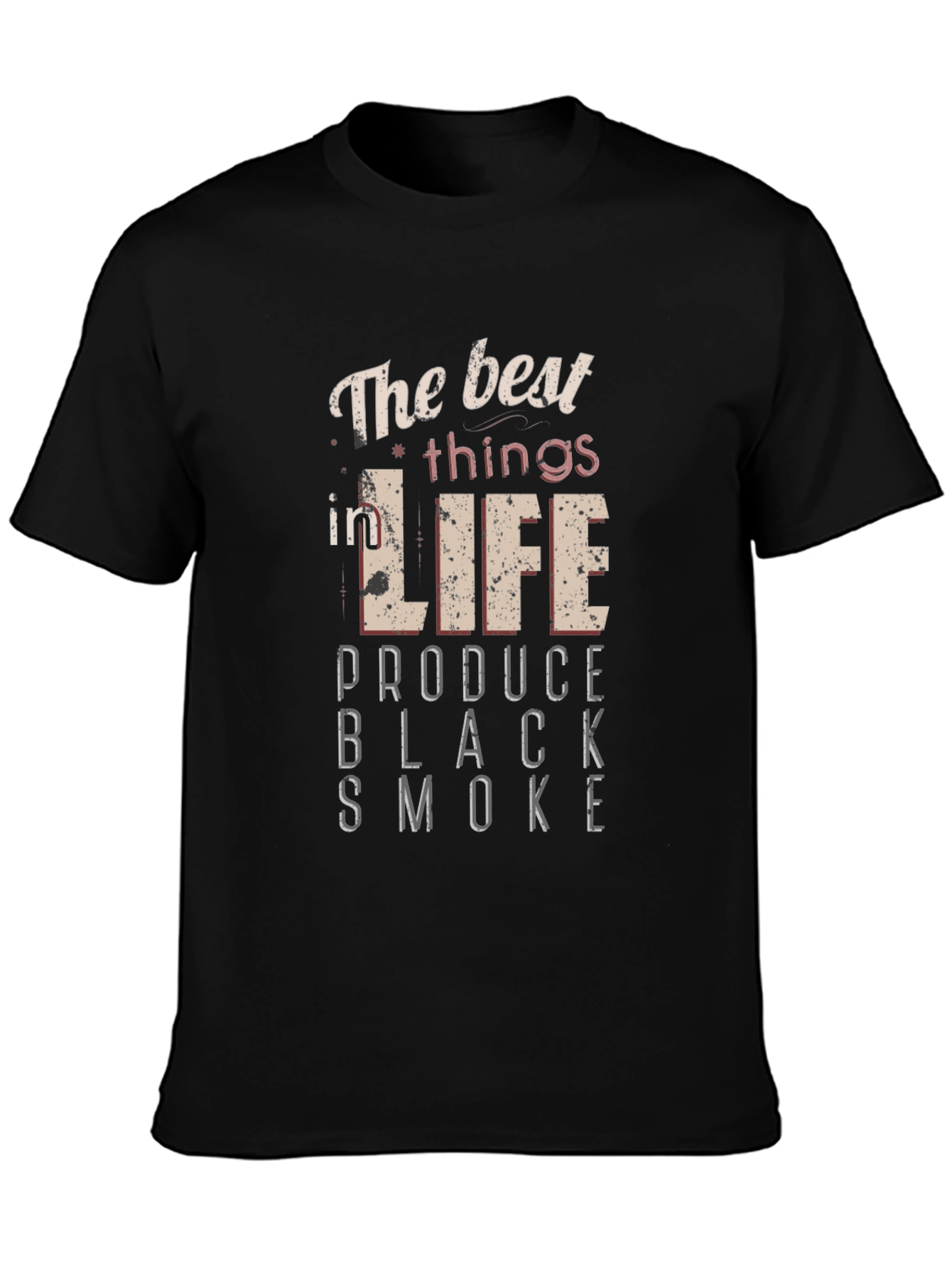 The Best Things in Life T-Shirt - Black