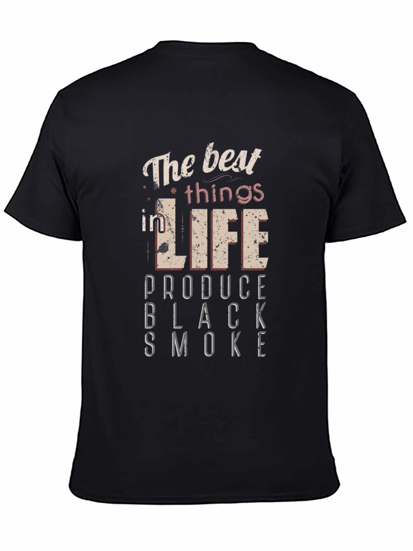 The Best Things in Life T-Shirt - Black