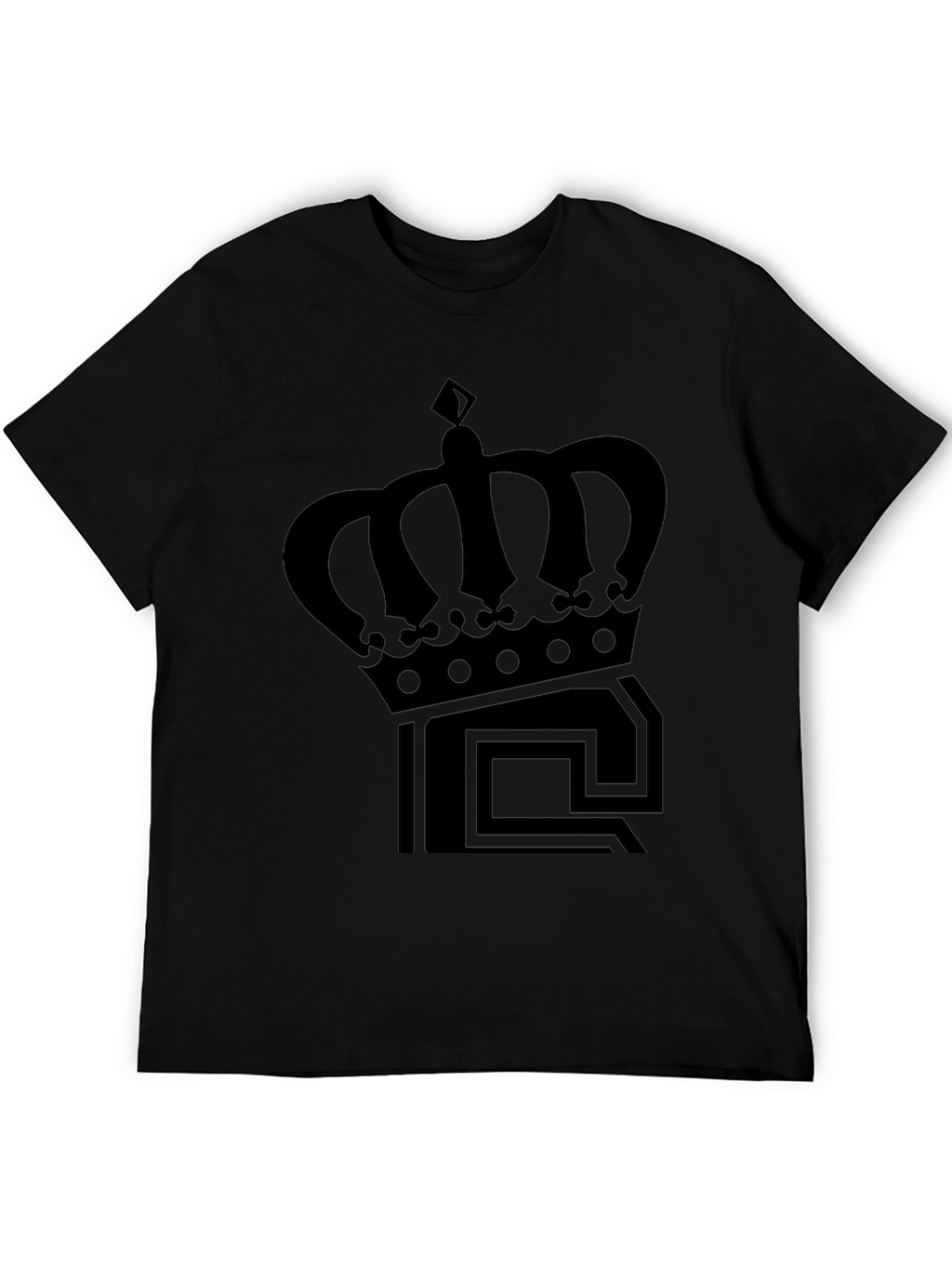 Crown Graphic Tee - Classic Black T-Shirt