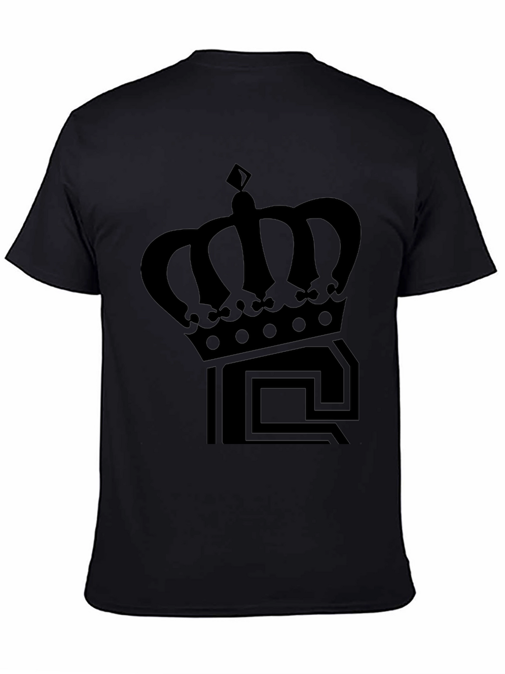 Crown Graphic Tee - Classic Black T-Shirt